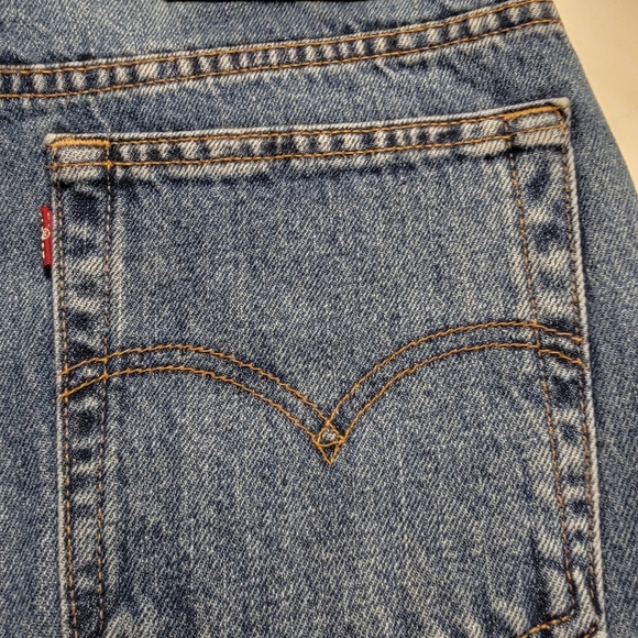 Y2k Women's High Waisted 512 Slimfit Tapered Leg Levi's - Picture 7 of 7